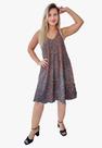 Vestido Feminino Indiano Seda Premium Regata Cod 123