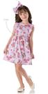 Vestido feminino infantil estampado Tam 4/6/8/10