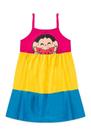 Vestido Feminino Infantil Magali Hum Delicia - Turma Da Monica Tamanho:3 anosCor:Rosa