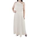 Vestido Feminino Karmani Twill Longo Bege - 01250 Vestido Feminino Karmani Twill Longo Bege - 01250