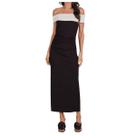 Vestido Feminino Lado Avesso Longo Fashion Preto - L12542