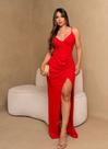 Vestido Feminino Longo Com Fenda Vestido Feminino Longo Com Fenda