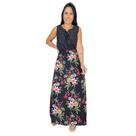 Vestido Feminino Longo Estampado Festa Social Evangelico - DRESSEE STORE