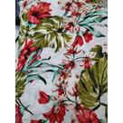 Vestido feminino m/c aishty curto floriado amarração costas - tamanho p