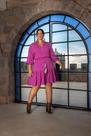 Vestido feminino manga bufante Plus size