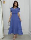 Vestido Feminino Manga Princesa Bufante Duna