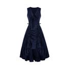 Vestido Feminino Medieval Renascentista Com Decote Coração E Amarrações, Sem Mangas, Estilo Gótico