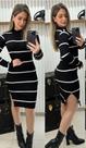 Vestido Feminino Midi Canelado Tamanho Unico