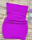 Vestido Feminino Na Cor Roxa Sem Alça TAM P