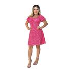 Vestido Feminino Ombro a Ombro Floral Soltinho