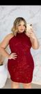 vestido feminino plus size cor vermelho tamanho G1