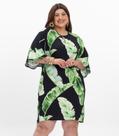 Vestido Feminino Plus Size Curto Secret Glam Preto