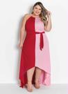 Vestido Feminino Plus Size Longo Festa Casamentos Assimetrico Grandes