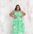 Vestido feminino Plus Size longo preto com eslastec Vestido feminino Plus Size longo preto com eslastec