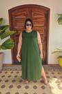 Vestido feminino plus size midi casual fenda unilateral malha algodão moda evangelica Vestido feminino plus size midi casual fenda unilateral malha algodão moda evangelica