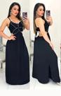 Vestido Feminino Preto Tam M Divini Moda Vestido Feminino Preto Tam M Divini Moda
