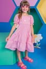 Vestido feminino Quadriculado Floral