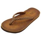 Vestido feminino Sandals Flojos Sky em material sintético trançado bronzeado Vestido feminino Sandals Flojos Sky em material sintético trançado bronzeado