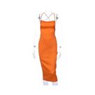 Vestido Feminino Sexy Y2K De Alças Finas Com Costas Abertas, Elegante Para Festas Noturnas De Verão