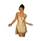 Vestido Feminino Y2K De Cetim Com Gola Halter, Costas Abertas, Sem Mangas, Mini Bodycon, Vestido De Vestido Feminino Y2K De Cetim Com Gola Halter, Costas Abertas, Sem Mangas, Mini Bodycon, Vestido De