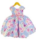 Vestido Festa Borboletas Lilás Vestido Festa Borboletas Lilás