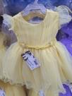 Vestido festa infantil amarelo princesa daminha RN a 3 anos