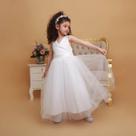 Vestido festa infantil daminha tamanho 6 branco Vestido festa infantil daminha tamanho 6 branco