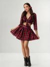 Vestido Festa Junina Adulto Xadrez Quadrilha Luxo Premium