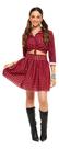Vestido Festa Junina Adulto Xadrez Quadrilha Luxo Premium
