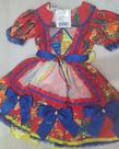 VESTIDO FESTA JUNINA LUXO INFANTIL TAM GG bebê