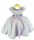 Vestido Festa Lilás/ Jardim das Borboletas/ Princesa Sofia