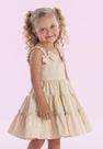 Vestido Festa Menina Bege Petit Cherie