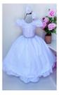 Vestido Festa Renda florzinha Branco Vestido Festa Renda florzinha Branco