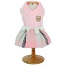 Vestido Flanela Laço Xadrez Rosa para Cães - GG Vestido Flanela Laço Xadrez Rosa para Cães - GG