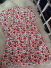 Vestido flanelado estampa corações love Vestido flanelado estampa corações love