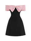 Vestido Floerns Girl's A Line Off The Shoulder Color Block 8Y Vestido Floerns Girl's A Line Off The Shoulder Color Block 8Y