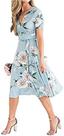 Vestido floral azul