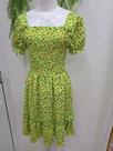 Vestido floral em elastex
