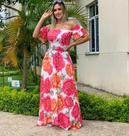 Vestido floral exclusiva vestuário