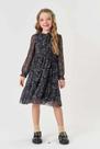 Vestido Flores em Tule com Elastano- KUKIÊ