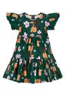 Vestido Flores & Focinhos Bee Loop