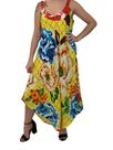 Vestido Florido Indiano Moda Praia Tamanho Unico