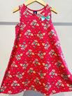 vestido florido verão menina pink