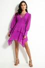 Vestido fluid antony roxo ave rara g veste 40/42