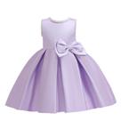 Vestido formal FGTWGS Little Girl Satin Princess Purple Down