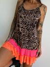 Vestido Free - Alcinha com babado - Oncinha Vestido Free - Alcinha com babado - Oncinha