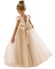 Vestido GETCUTE Champagne Sequin Flower Girl Tulle Wedding 06