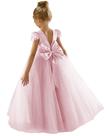 Vestido GETCUTE Pink Sequin Flower Girl Tulle Wedding 06
