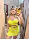 Vestido Gladys Canelado Verde Lima