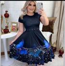 Vestido godê chic